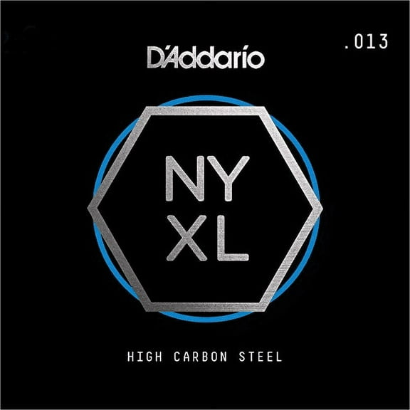 D'Addario NYXL Single Plain Carbon Steel Guitar String | .013