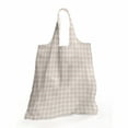 thumbnail image 2 of Abstract Reusable Grocery Bag, Monochrome Pattern in Geometric Ornamental Style Concentric Rhombuses Motif, Printed Fabric Grocery Bag Practical and Simple Everyday Use, Warm Taupe White, by Ambesonne, 2 of 4