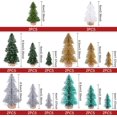 thumbnail image 2 of 30Pcs Multicolor Mini Christmas Village Trees Bottle Brush Trees Trees Sisal Snow Frosted Trees Tabletop Trees for Christmas House Deocrations Diorama Models, 2 of 7