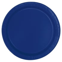 Disposable Paper Plates, 7", Deep Navy, 70 Pieces, by Way To Celebrate