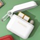 thumbnail image 5 of Estuche De Almacenamiento Para Mascarillas Con Hebilla Colgante, Soporte Para Mascarillas A Prueba De Polvo Para Viajes, Color Blanco SM SunniMix Estuche de almacenamiento de cubierta facial, 5 of 7