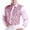 1 Pink, variant on Mens Shirts Long Sleeve Sequin Shirts Regular Fit Luxury Dress Shirt Button up Shiny Formal Shirt Turndown Collar Comfortable Blouse Smart Casual Prom Dance Nightclub Tops