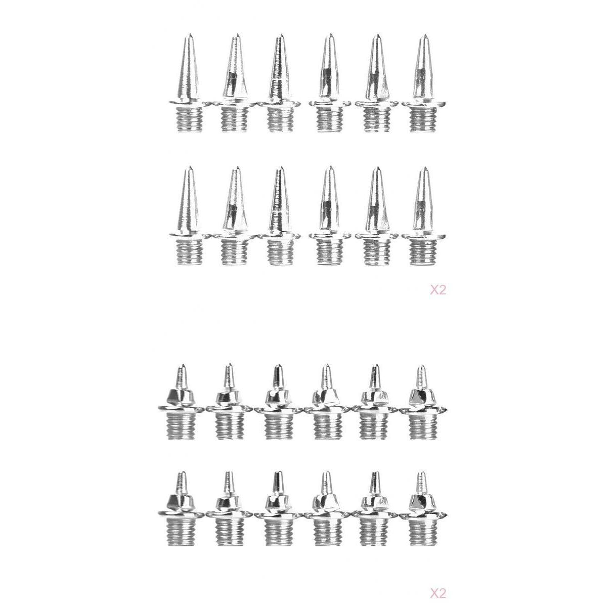 Details about   48Pcs Unisex Runnning Track & Field Metal Steel Spikes Cricket Athletes Stud 