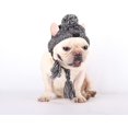 thumbnail image 4 of Gorro esponjoso para perros, gorro de invierno de punto gris para perros, gorros de invierno de punto cálidos y esponjosos para perros (M) Sincero Electrónica, 4 of 5