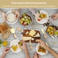 thumbnail image 2 of 20 Pcs Charcuterie Set, 6 Cheese Cutters with Spoons, Forks, Spreaders, Serving Tongs, Wooden Handle Utensils for Butter, Appetizers, 2 of 5