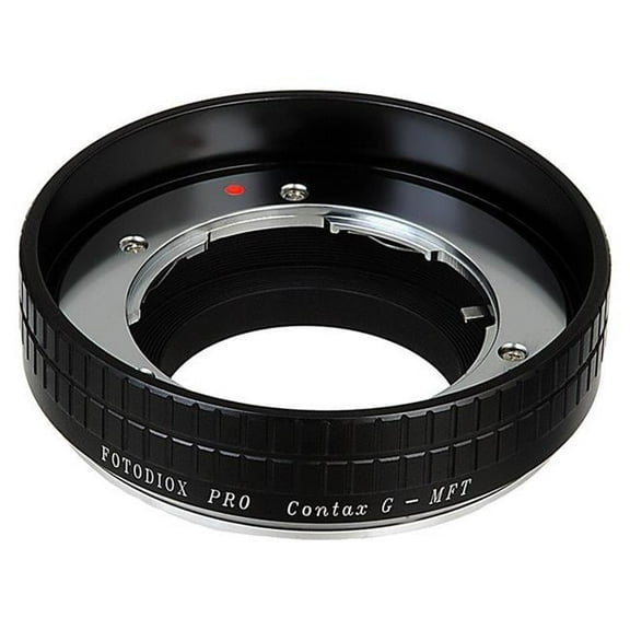 Fotodiox CntxG-MFT-P Pro Lens Mount Adapter - Contax G SLR Lens To Micro Four Thirds Mount Mirrorless Camera Body with Built in Focus Control Dial
