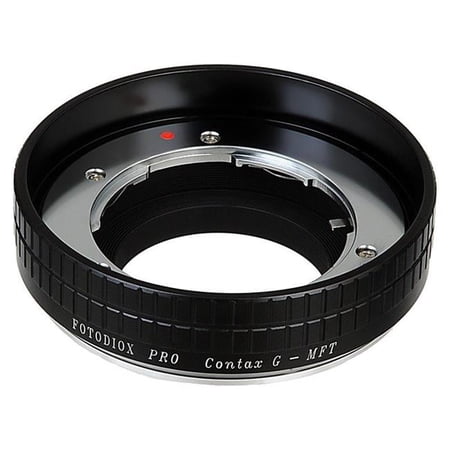 Fotodiox CntxG-MFT-P Pro Lens Mount Adapter - Contax G SLR Lens To Micro Four Thirds Mount Mirrorless Camera Body with Built in Focus Control Dial