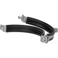 thumbnail image 4 of shiyou-6.3" Inch Galvanized Pipe Hanger with Rubber - Conduit Mounting Clamp - PVC Tube Brackets - Metal Pipe Clamps - Tube Wall Mounting Bracket Clamp - Rigid Conduit Holder - 6.3in Pipe Clamp, 4 of 4