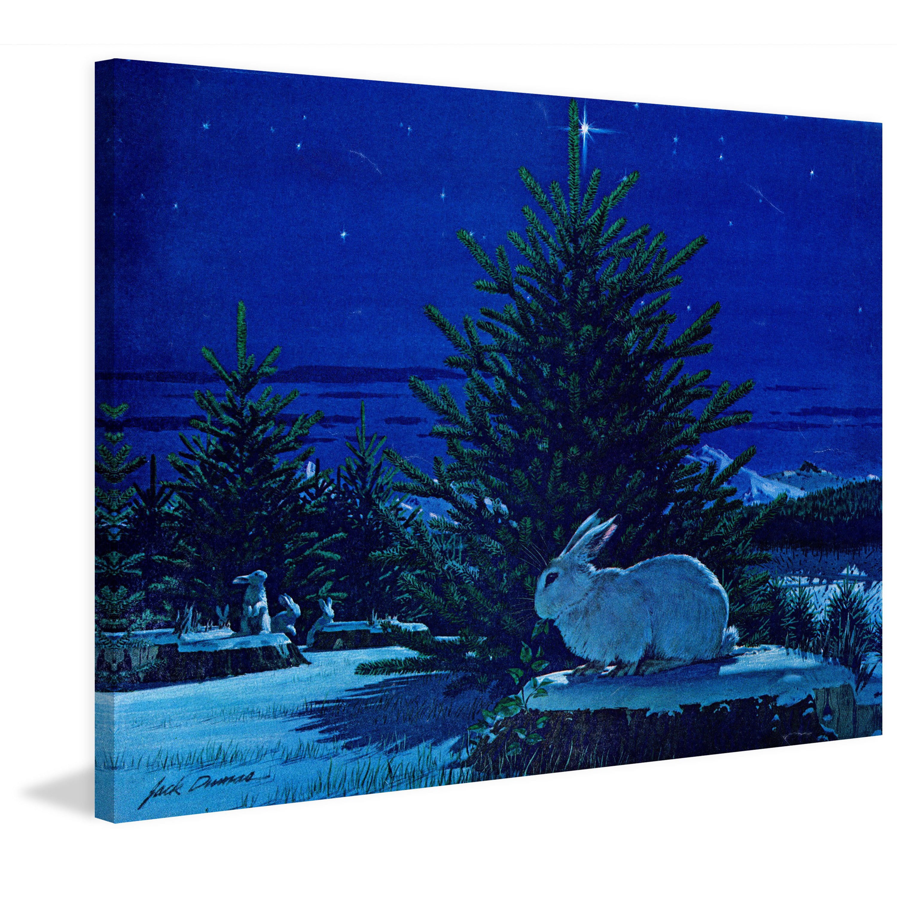 Marmont Hill - "First Tree" Painting Print on Wrapped Canvas