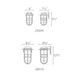 thumbnail image 5 of WAC Lighting Steampunk 13" 1-Light Aluminum Indoor/Outdoor Wall Light in Bronze, 5 of 5