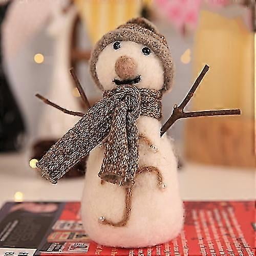 Christmas Wool Felt Doll Children Gift Photography Props Hotel Restaurant Window