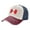 Navy And Red, variant on Peru Flag Baseball Cap Distressed Adjustable Vintage Cotton Denim Hat for Women Men