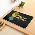 thumbnail image 6 of Yeetfub Super Durable Welcome Mat for Front Door Welcome Mats for Entry Machine Washable Crystal Velvet Floor Mats Pineapple Print Door Mats Spring Summer Door Mat&nbsp;Door Mats 16x24IN, 6 of 6