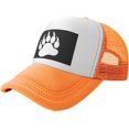 thumbnail image 1 of Gay Bear Pride Paw Mesh Back Trucker Cap Baseball Cap, 1 of 8