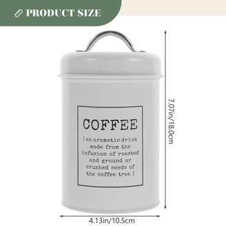 Airtight Coffee Canister Set - 3x Bewaarpot Voor Koffie, Thee En Suiker - Rvs Met Houten Deksel