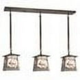 thumbnail image 2 of Meyda Tiffany 15663 3 Light 37" Wide Linear Pendant - Copper, 2 of 2