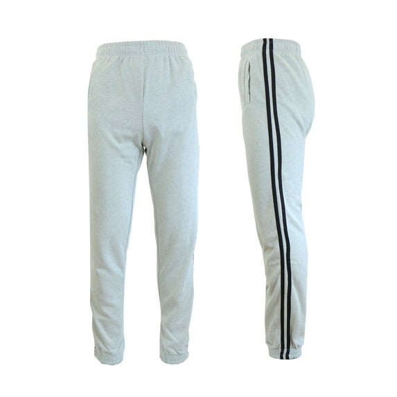 Men's Heavy Fleece Striped Joggers