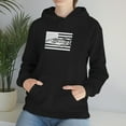 thumbnail image 3 of Northern Pike Fishing American Flag Hoodie, 3 of 4