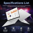 thumbnail image 2 of ASUS Ordinateur Portable 14 Pouces FHD Chromebook, Processeur Intel M3-8100Y, 8 Go RAM, 64 Go SSD, Intel HD Graphics, Clavier Rétroéclairé, Caméra Web HD, Chrome OS, Argent, Carte USB 128 Go Hotface, 2 of 8