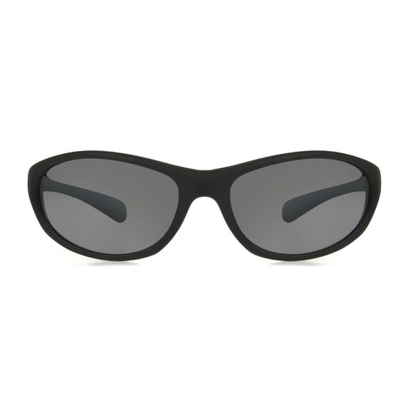 Foster Grant Men's Wrap Fashion Sunglasses Black