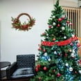 thumbnail image 5 of Pretyzoom Bauble Wreath Xmas Gar Door Hanging Decor Multi Plastic Holiday Wreath Decor 1Pcs, 5 of 5