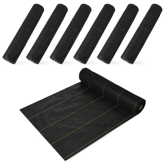 DeWitt Sunbelt Weed Barrier Fabric - 3.2 oz Heavy Duty - 7 Pack, 4 x 300 ft