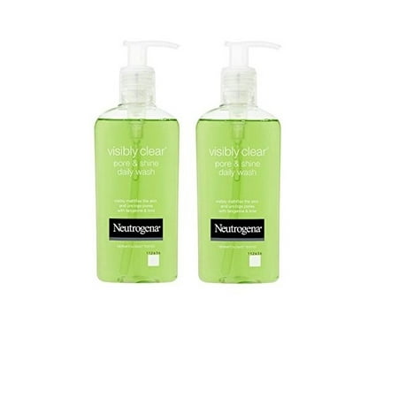 Neutrogena Visibly Clear Pore & Shine Daily Wash (200ml) Pack of 2 - Walmart.com