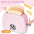 thumbnail image 3 of Set de accesorios de cocina Play Shemira con cafetera, color rosa, 3 of 7