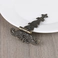 thumbnail image 3 of TIERPOP 2 Pcs Zinc Alloy Hinge 90 Degree Folding Hinge Vintage Cabinet Door Butt Hinges Jewelry Box Accessories, 3 of 6