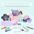 thumbnail image 5 of Grabease Baby Silicone Spoon Set for Baby-Led Weaning & First Stage Self-Feeding: Soft, Safe 100% Food-Grade Silicone, Safe for Dishwasher, No BPA/PVC/Latex/Phthalates, Set of 2 (Teal, Gray), 5 of 8