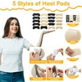 thumbnail image 6 of Abaima 20 Pairs Heel Cushion and Front Insoles for Loose Shoes, High Heel Cushion Pads, Adjustable Toe Filler Inserts, Heel Grips Liner Insert for Female Women Men Prevent Heel Slip and Blister, 6 of 7
