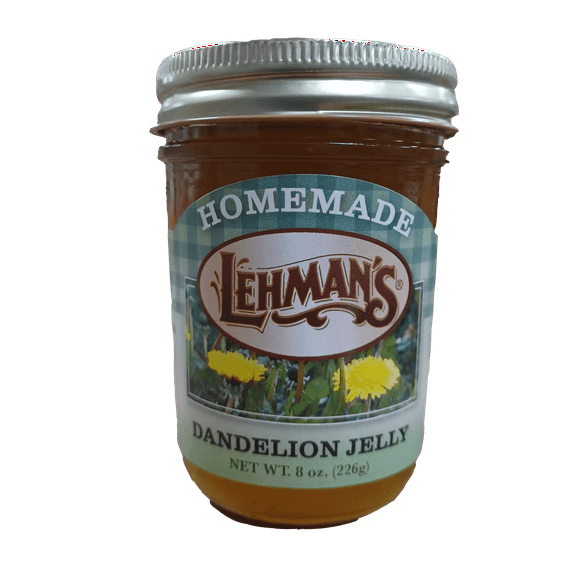 Lehman's Homemade All Natural Dandelion Jelly No Preservatives, 8 Oz