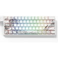thumbnail image 2 of KOMI Shine Through Keycaps Set,PBT White keycap,Side Printed,Custom keycaps 75 Percent，Cherry Profile,Double Shot keycap for Gateron MX Switches Machine Keyboard（Wave of Kanagawa，only keycaps, 2 of 6