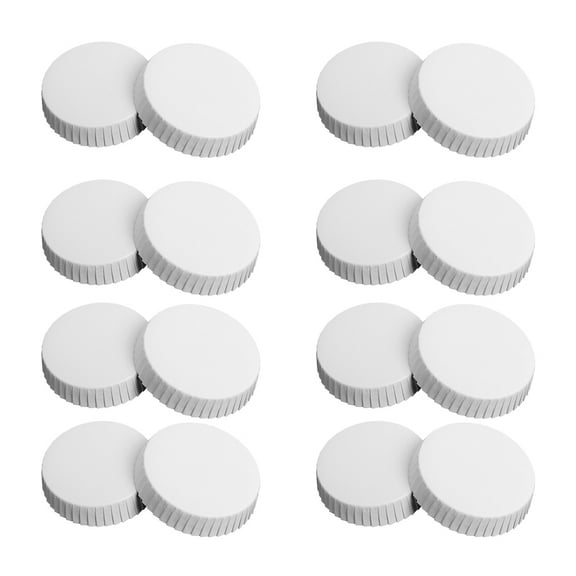 SOPOTUTU 100 Pcs Disposable White Paper Cup Covers Stackable Drink Lids for Spill and Hygiene