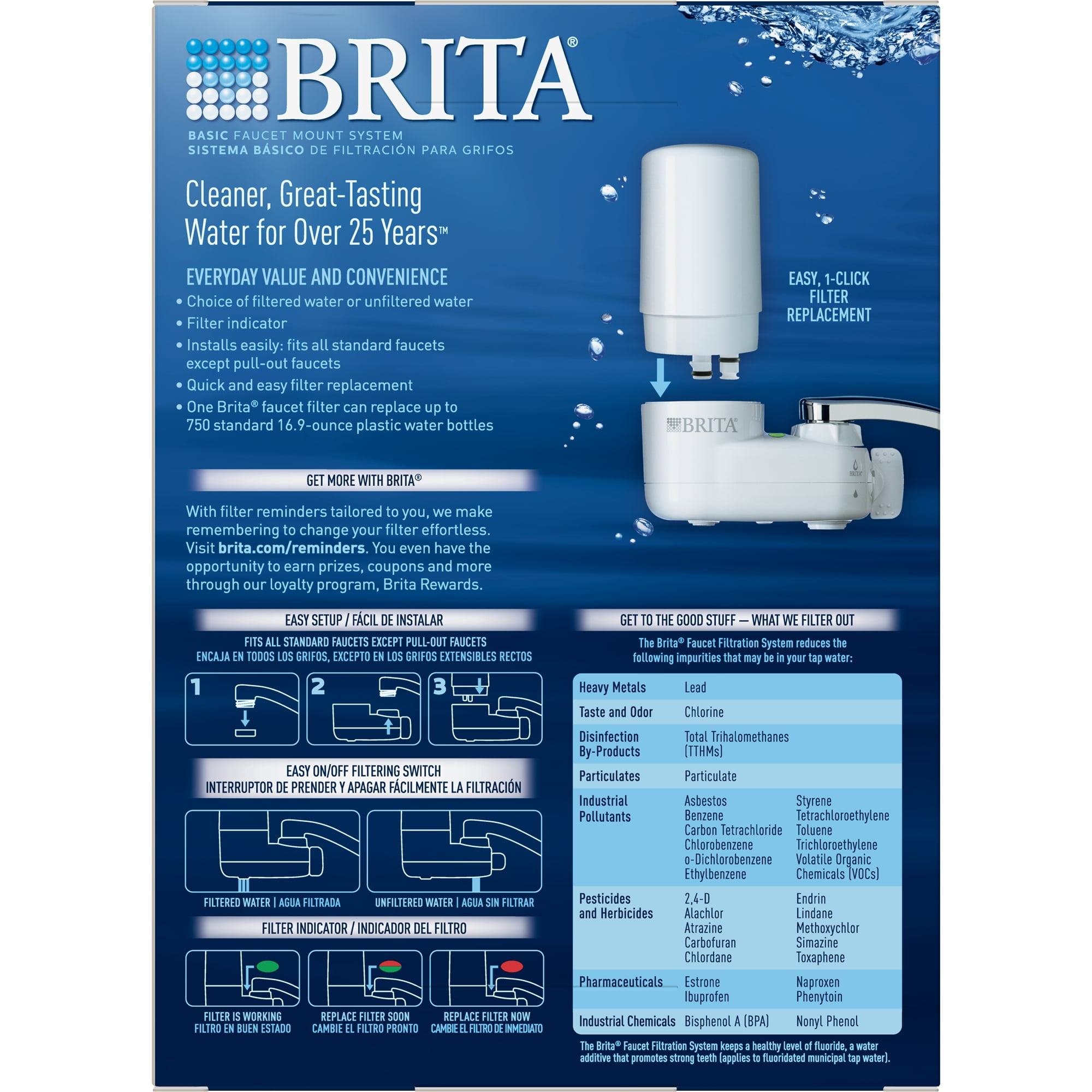 Brita Tap Water Filter System, Water Faucet Filtration System with ... Brita Tap Water Filter System, Water Faucet Filtration System with ...