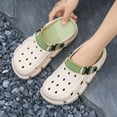 thumbnail image 4 of Mens Womens Clogs Fashion Garden Shoes with Arch Support Unisex Slip on Platform Sandals Adjustable Beach Slippers Shoes Green Size 8.5, 4 of 6