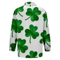 thumbnail image 7 of St Patricks Day Shirt Women Long Sleeve Button Down Loose Green Casual Summer Tops, 7 of 7