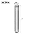 thumbnail image 3 of Uxcell Paquete de 100 Pasadores de 3 x 20mm, Elementos de Sujetador de Soporte de Acero Inoxidable 304 para Dispositivos Metálicos [Tono Plateado], 3 of 7