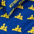 thumbnail image 4 of West Virginia Mountaineers 100% Cotton Sheet Set Blue Queen, 4 of 5