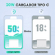 thumbnail image 4 of Cargador Tipo C 20w Carga Rápida Compatible Con 11 12 14 Pro, 4 of 5