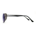 thumbnail image 3 of Airforce Mens Narrow Rimless Exposed Lens Officers Sunglasses Gunmetal Blue Mirror, 3 of 4