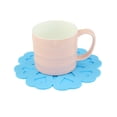 thumbnail image 4 of 2 Pack Silicone Coasters Trivet Mats for Hot Dishes, Flexible Kitchen Trivets Pads for Table, Hot Pots and PansF - Rose Red, 4 of 7