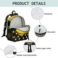 thumbnail image 3 of Students Backpack with Volleyball, Softball, Football Sports Prints - Durable, Adjustable, Lightweight for Training and Competition, 3 of 6