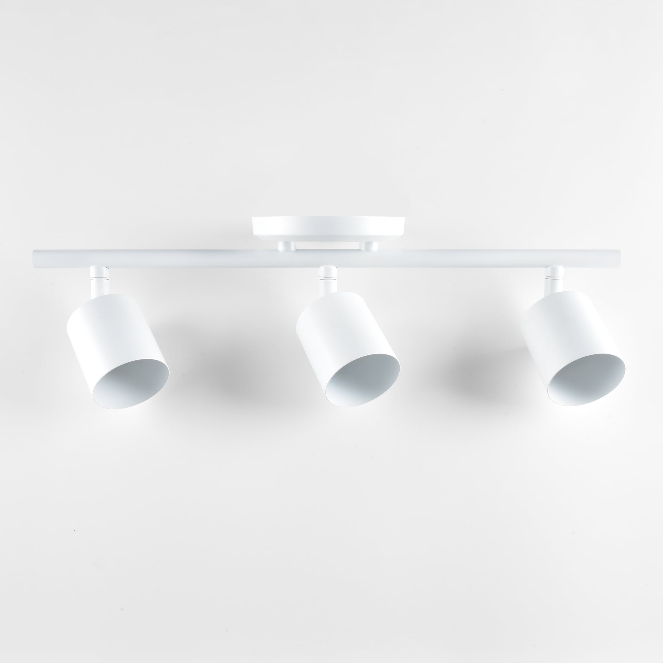 Mainstays 20" Contemporary 3-Light White Round Back Linear Track Lighting Set