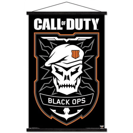 Call of Duty: Black Ops 4 – Logo Wall Poster with Magnetic Frame 22.375 x 34