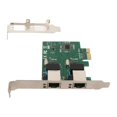 thumbnail image 2 of Dual Port Gigabit NIC,Dual Port PCIe Network Gigabit Ethernet Card Ethernet Network Card Proven Performance, 2 of 9