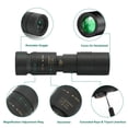 thumbnail image 6 of 10-300x40 Monoculars For Adults High Powered, Black Compact Handheld Night Vision Monocular, Waterproof, Convenient and Easys to Use, Suitable for Hunting, Star Gazing, Bird Watching, 6 of 6