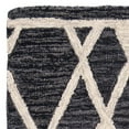 thumbnail image 3 of SAFAVIEH Micro-Loop Donella Geometric Aztec Wool Runner Rug, Charcoal/Ivory, 2'3" x 7', 3 of 5