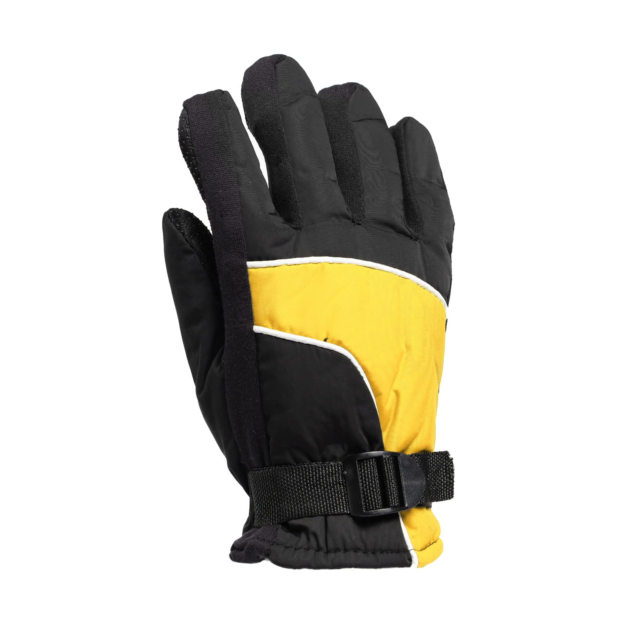Yacht & Smith Kids Ski Glove, Fleece Lined Water Resistant Bulk Kids Winter Gloves (24 Pack Assorted)