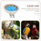 thumbnail image 5 of Casa de descanso para pájaros tejida, nido decorativo para pájaros, casa de pájaros para jardín para cría, 5 of 6